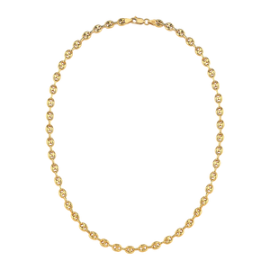 Gold | ANCHOR CHAIN gemici zinciri — altın kaplama 925 ayar gümüş, önden ürün görünümü