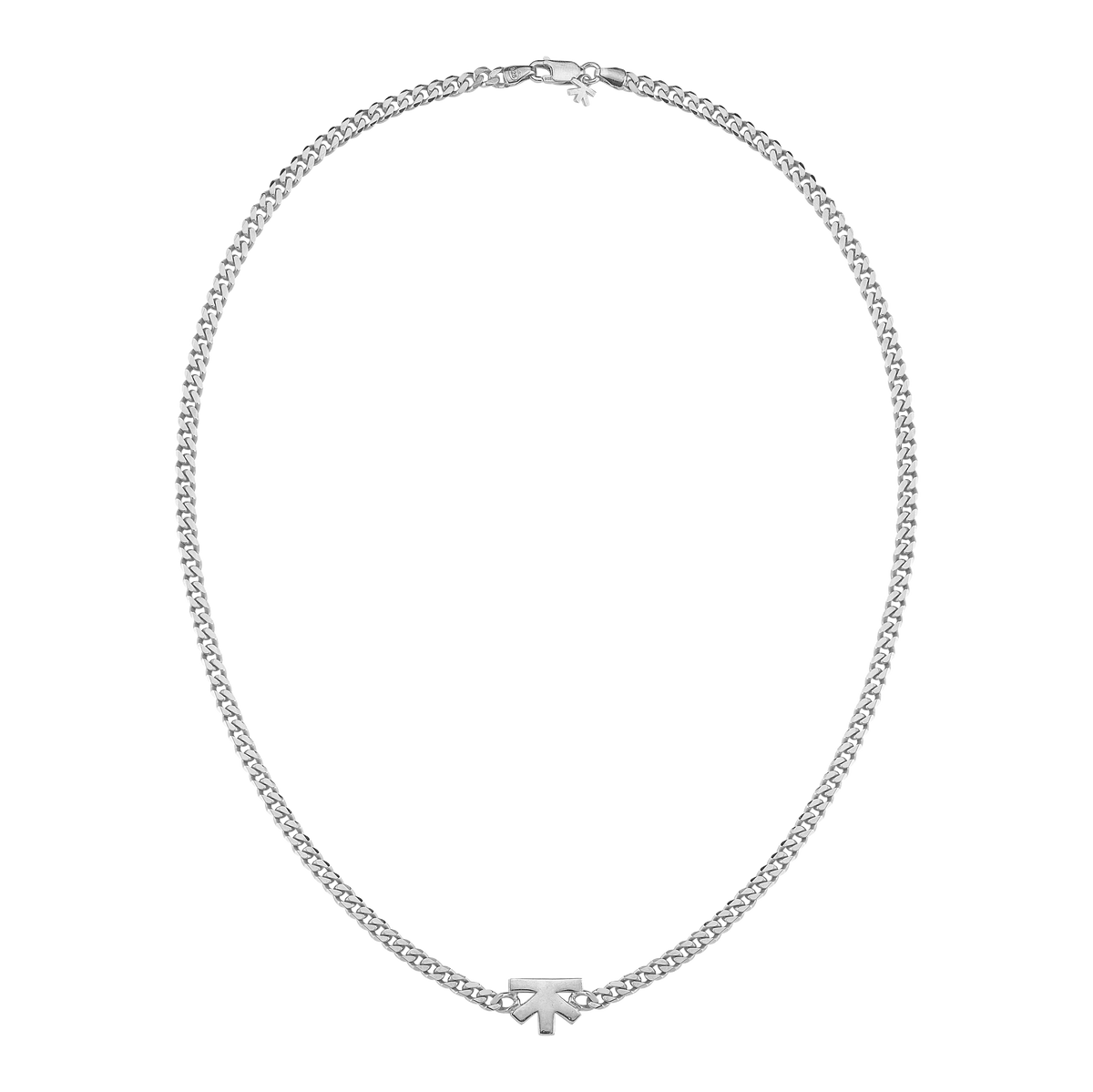 Silver | ICON CHAIN kolye — 925 ayar gümüş, önden ürün görünümü
