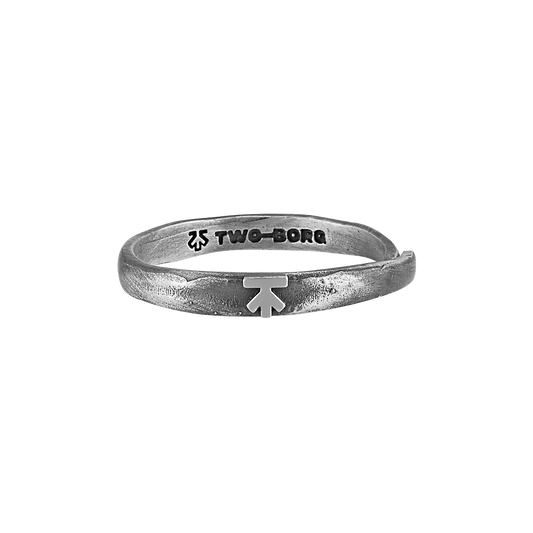 MISFIT RING oksitli 925 ayar gümüş ayarlanabilir açık uçlu yüzük ürün görünümü