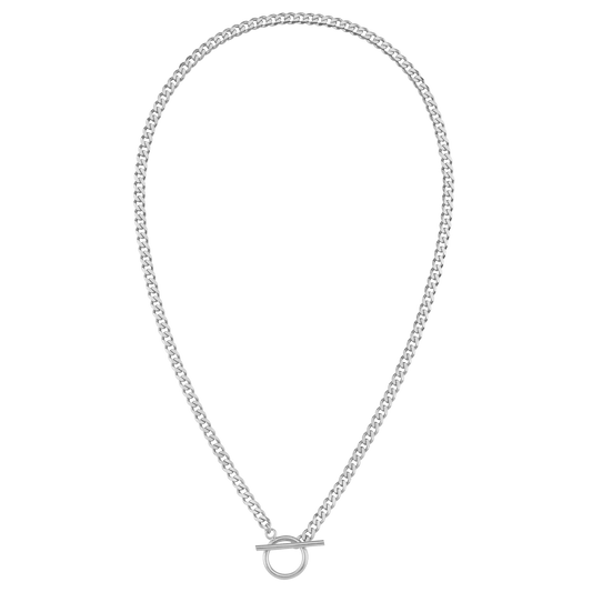 Silver | OOO CHAIN kolye — 925 ayar gümüş, önden ürün görünümü