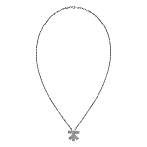 Silver | TOXIC CHAIN — oksitli 925 ayar gümüş kolye, önden ürün görünümü
